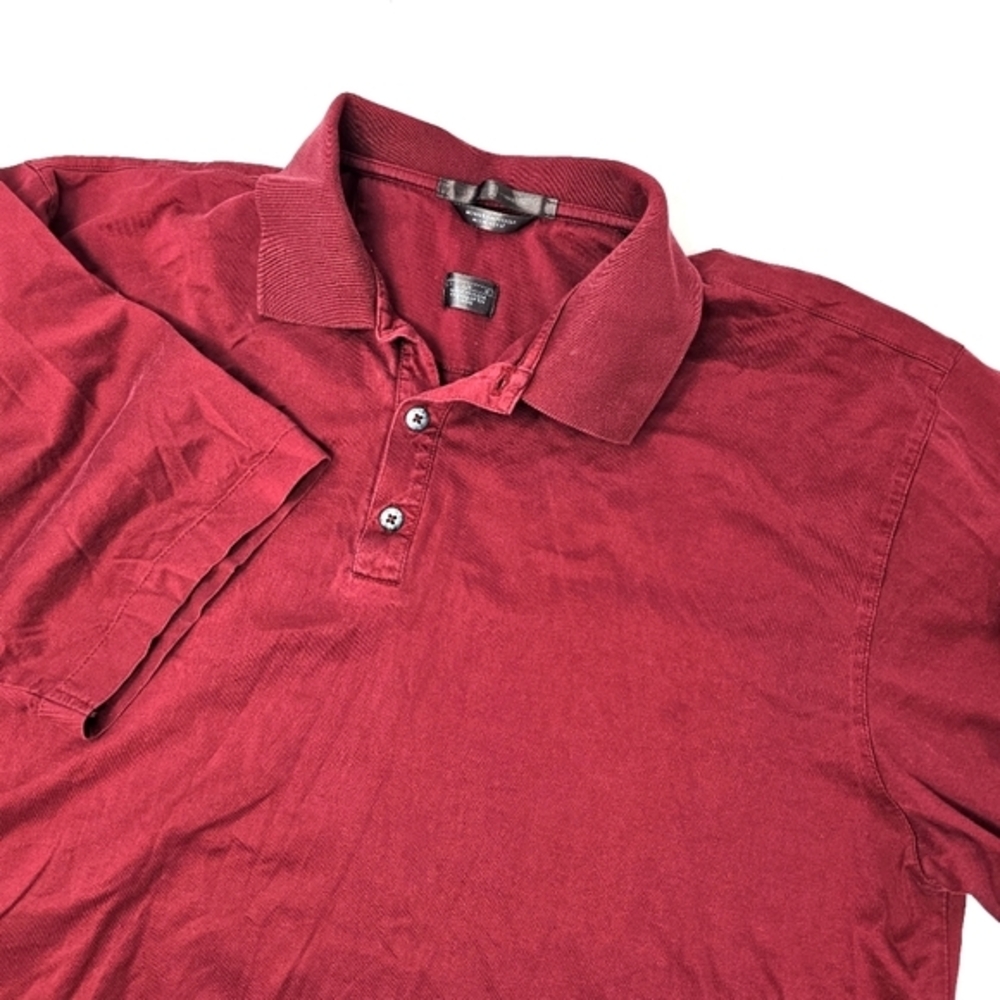 Nike Tiger Woods Collection Polo Shirt Mens Medium‎ Red Short Sleeve Golf